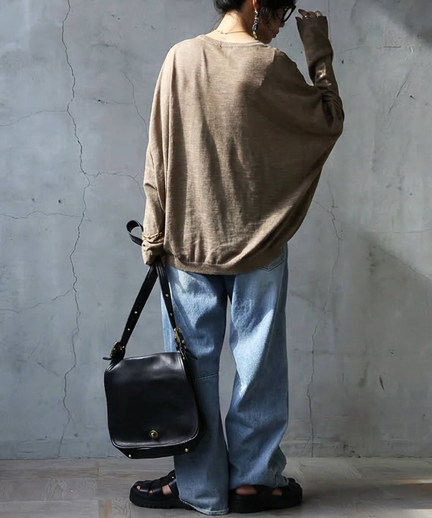 Sheer Dolman Knit Ladies