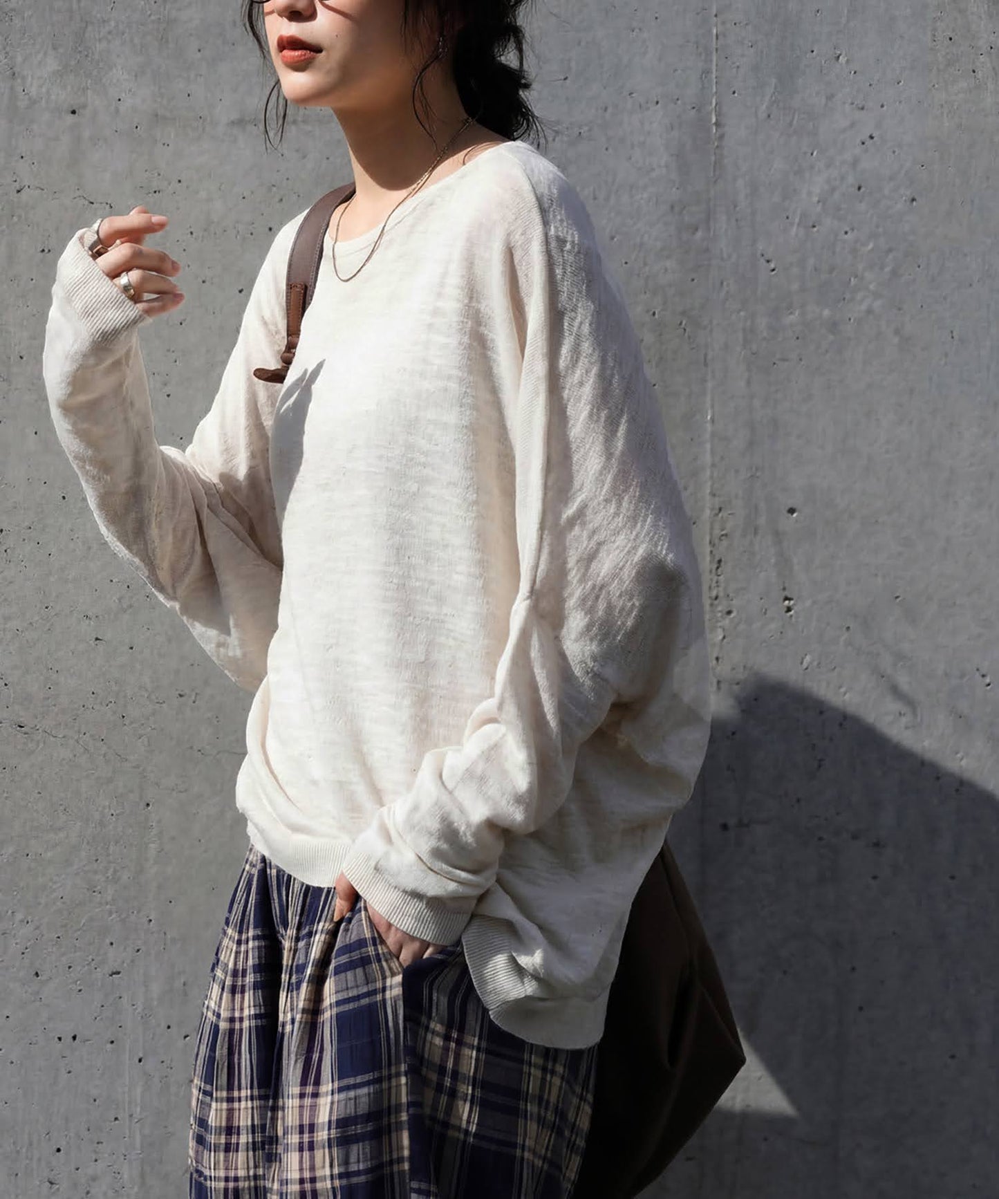 Sheer Dolman Knit Ladies