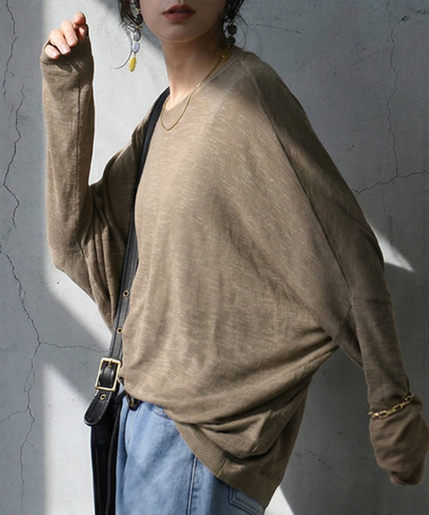 Sheer Dolman Knit Ladies