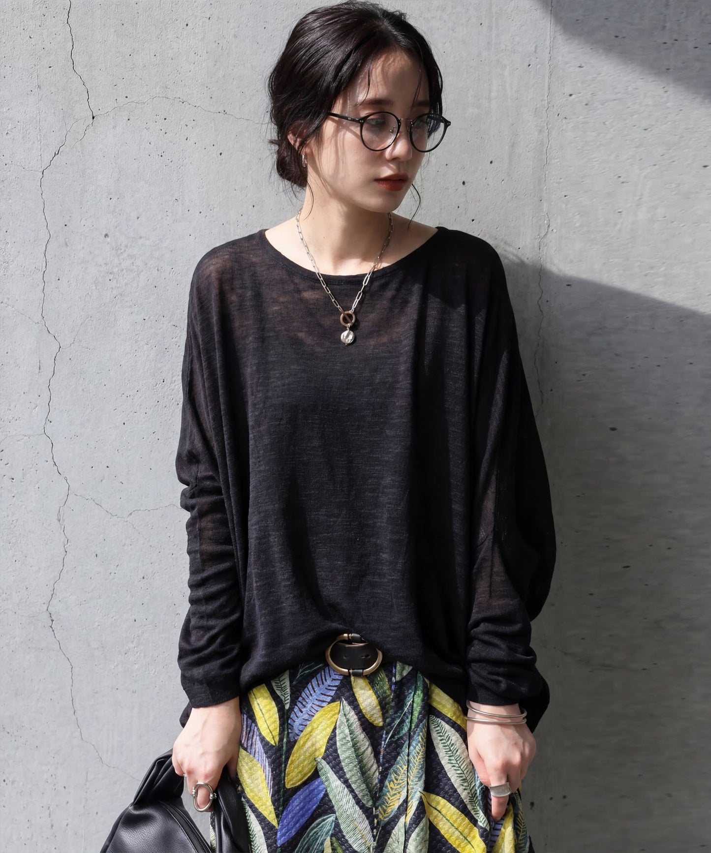 Sheer Dolman Knit Ladies