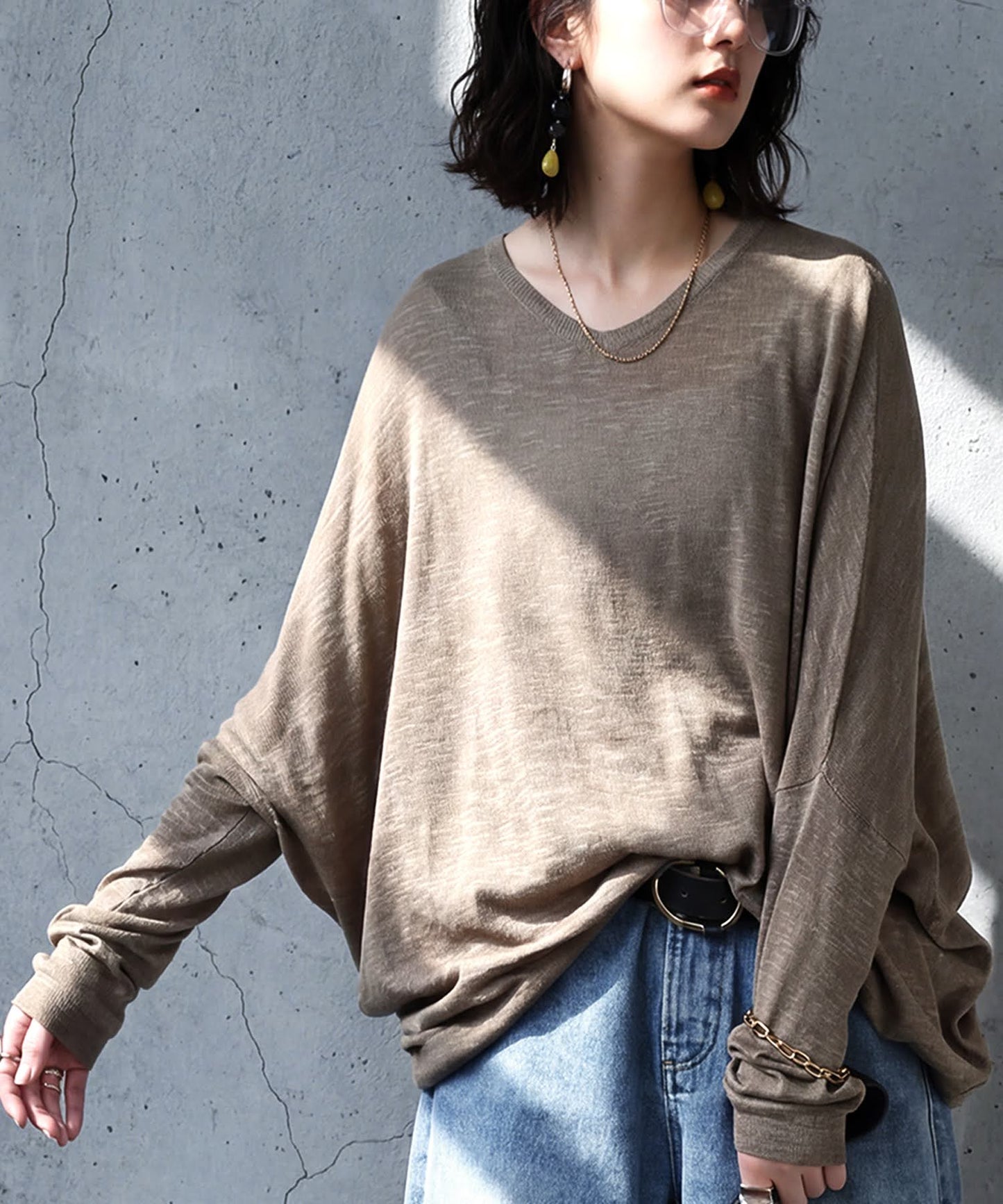 Sheer Dolman Knit Ladies