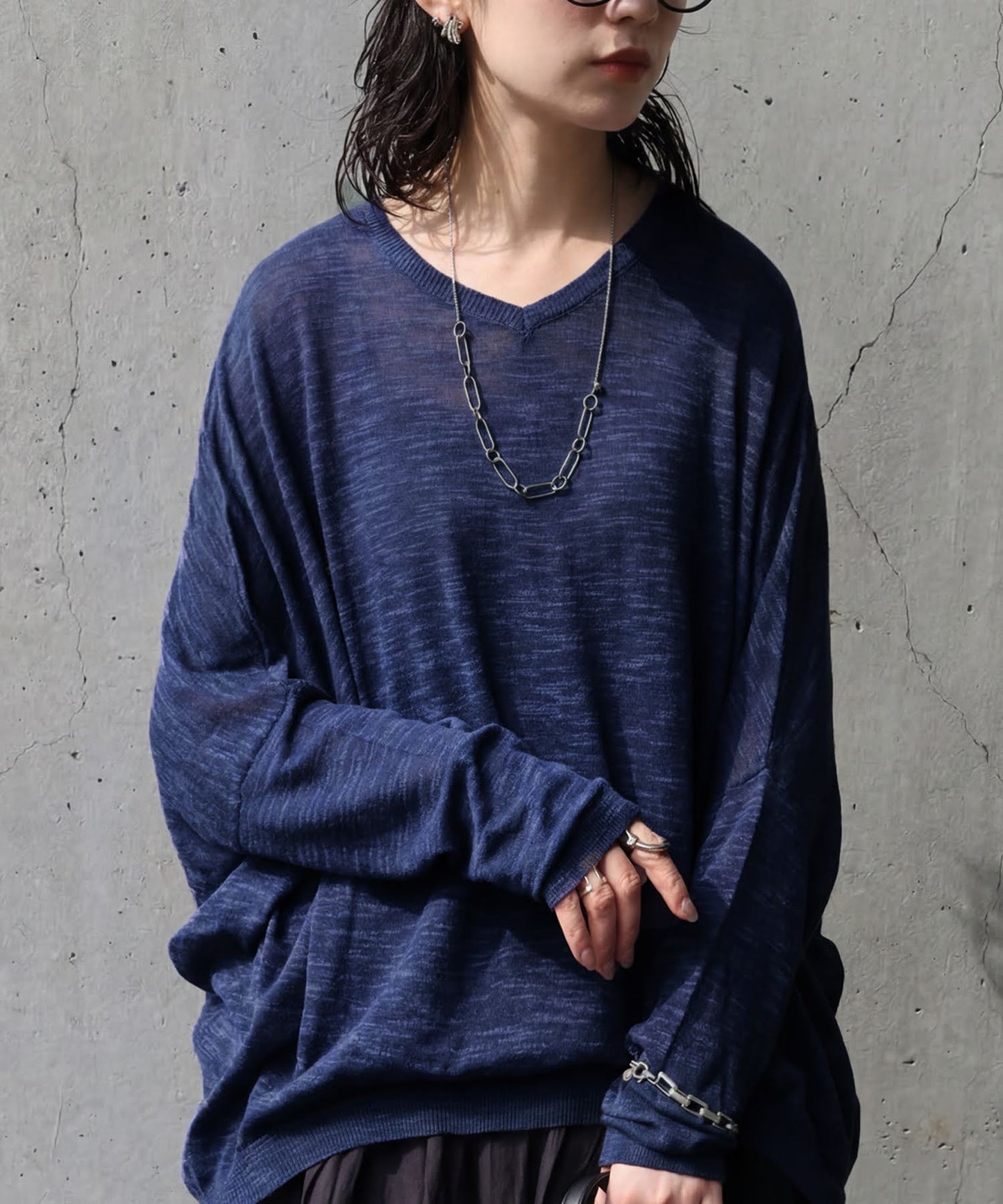 Sheer Dolman Knit Ladies