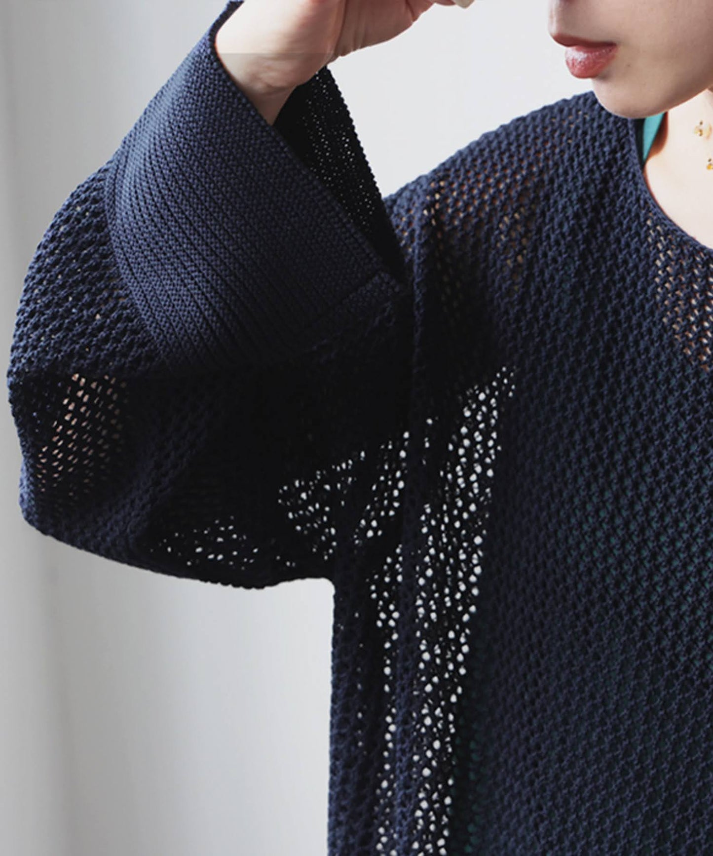Sheer Loose Knit Sweate Ladies
