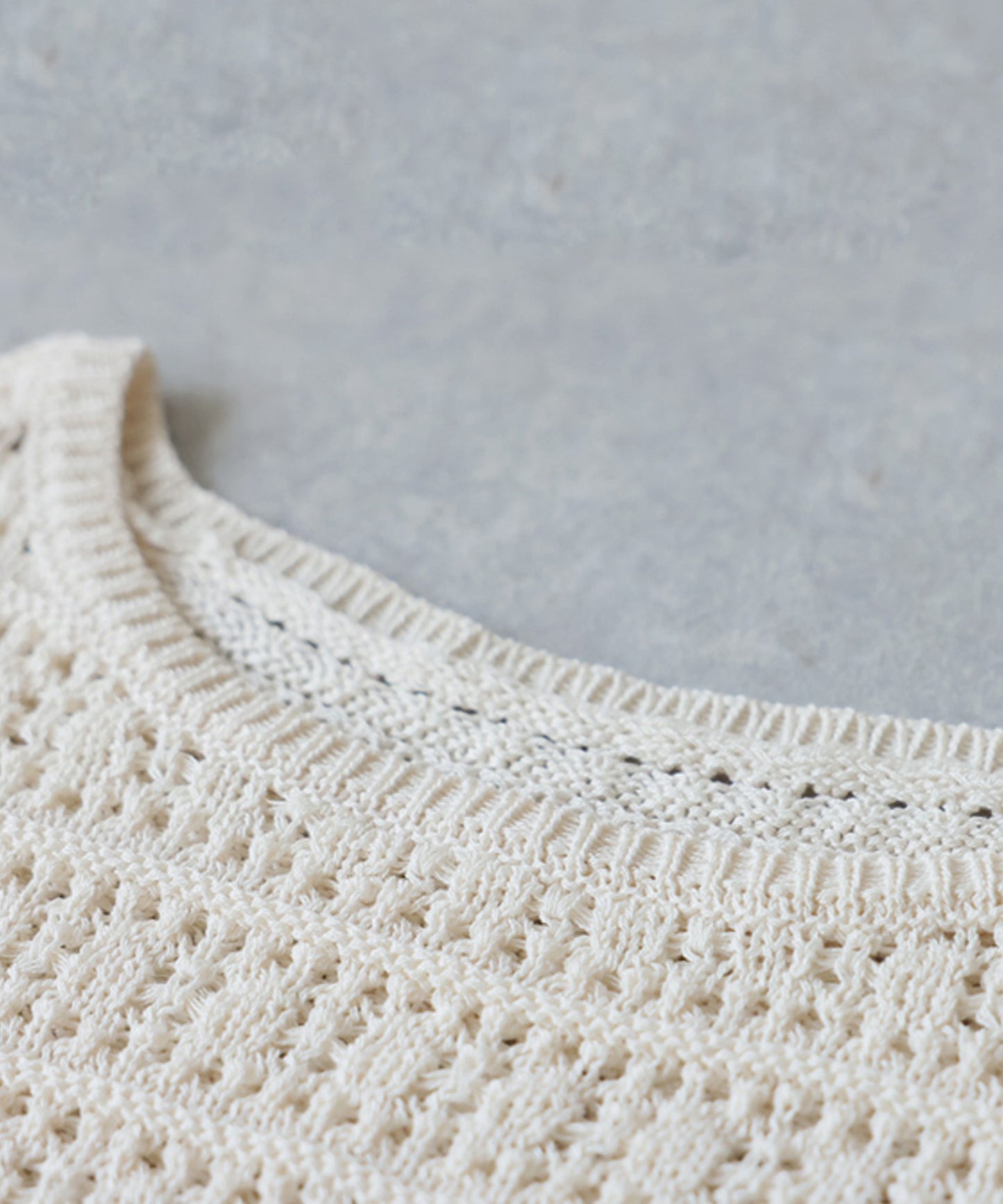 Dolman-Style Openwork Knit Sweater Ladies