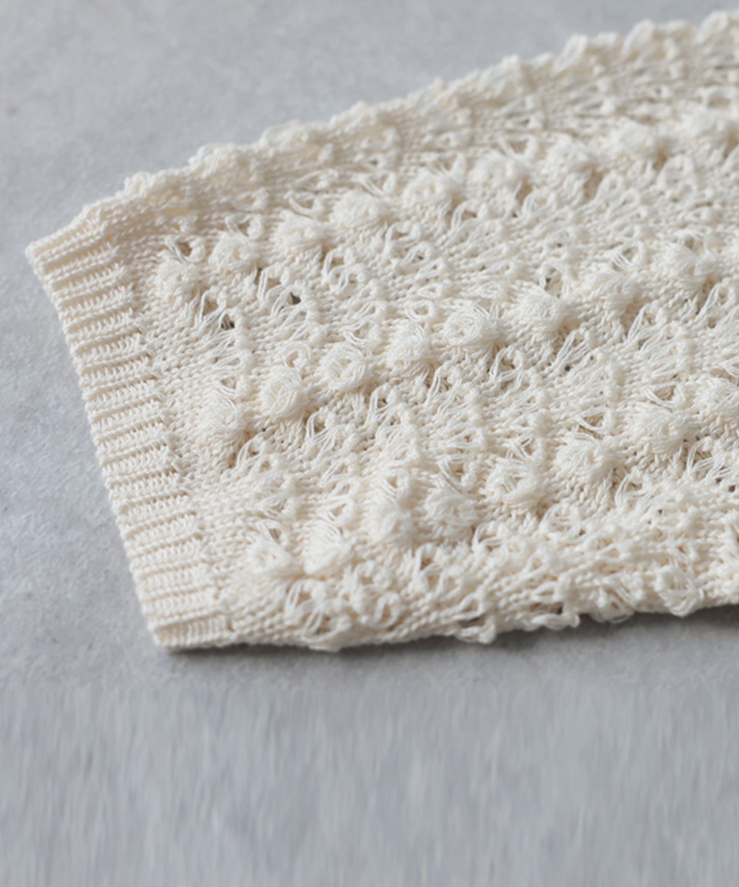 Dolman-Style Openwork Knit Sweater Ladies