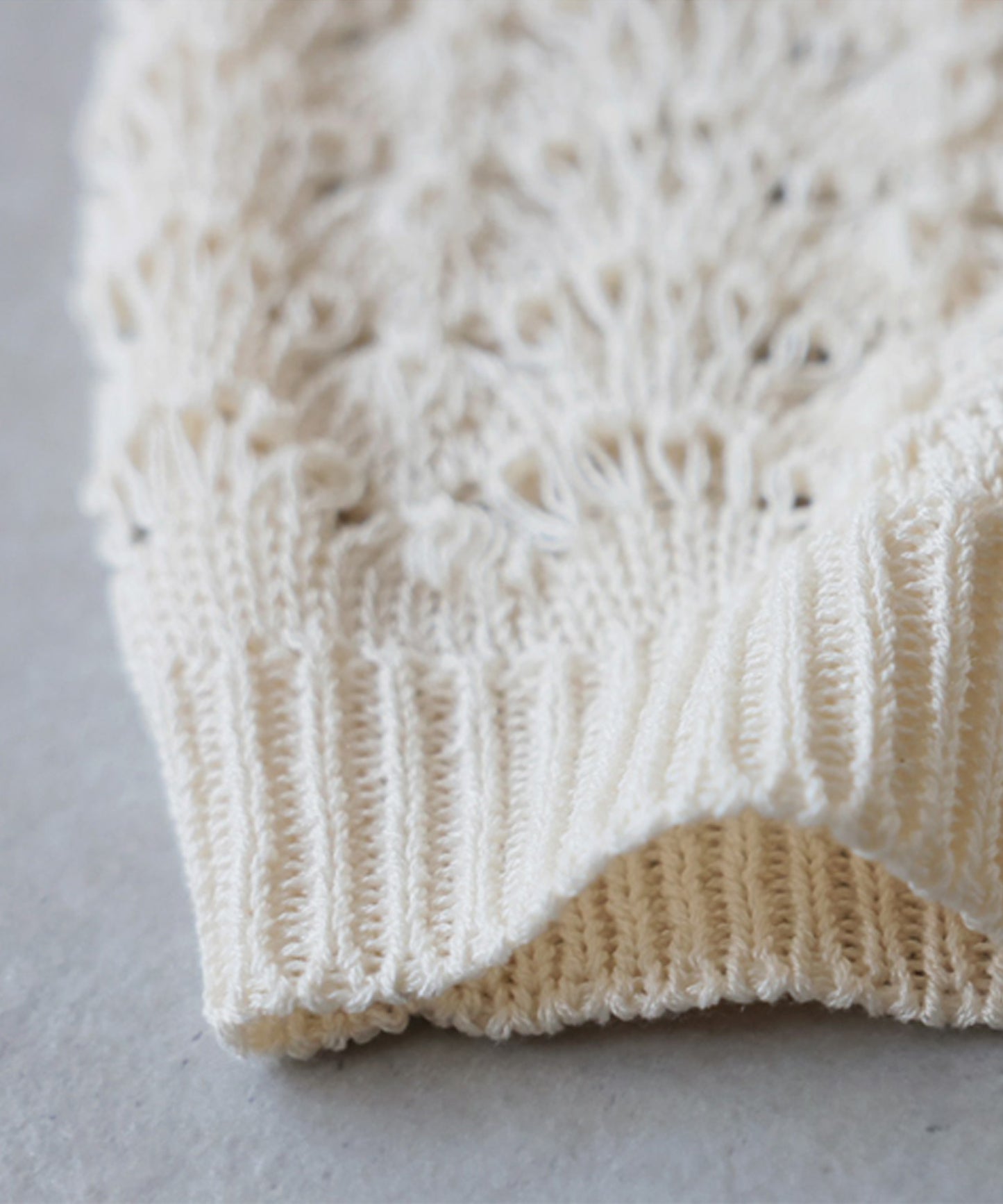 Dolman-Style Openwork Knit Sweater Ladies