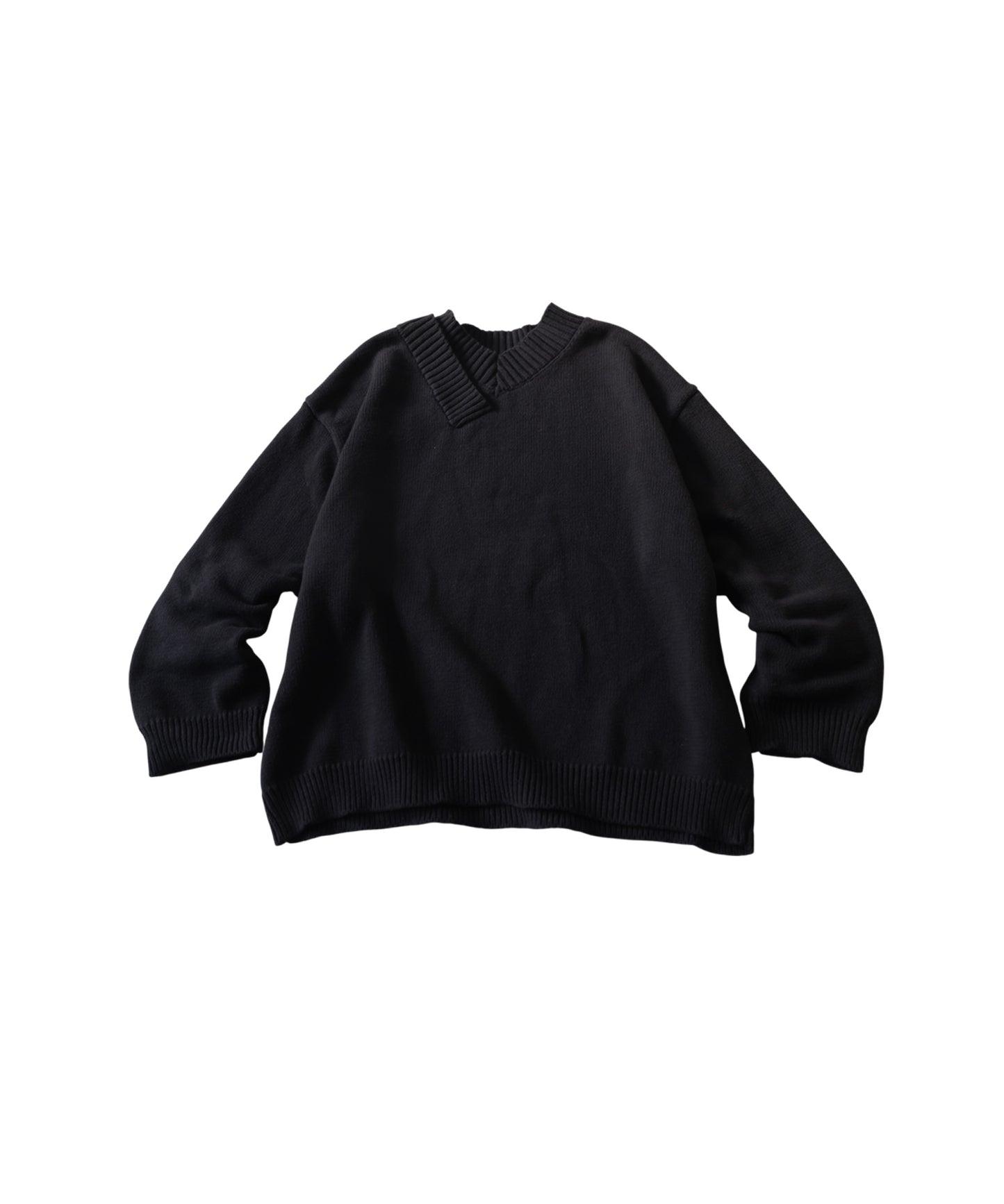 100% Cotton V-Neck Knit Ladies