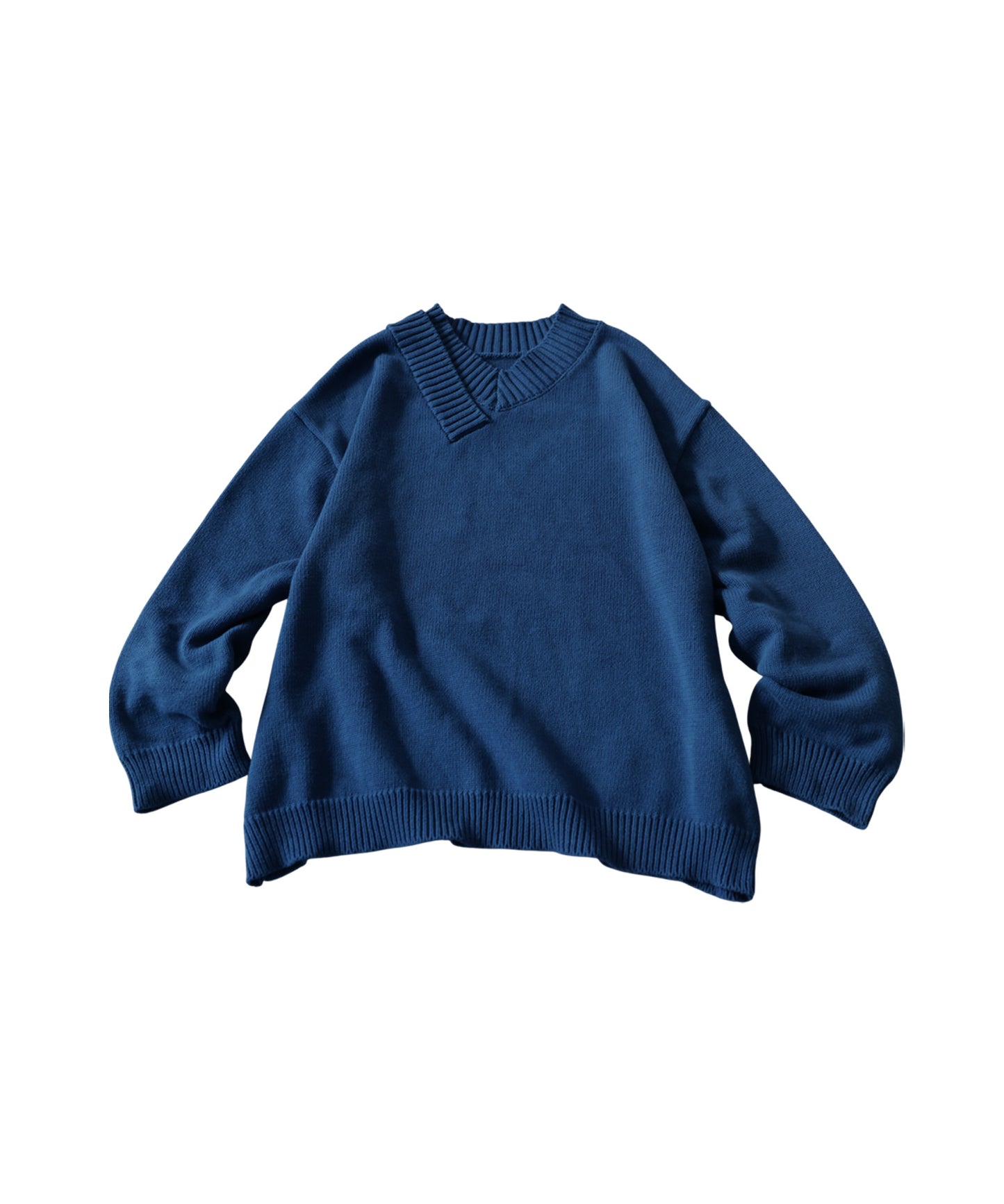 100% Cotton V-Neck Knit Ladies