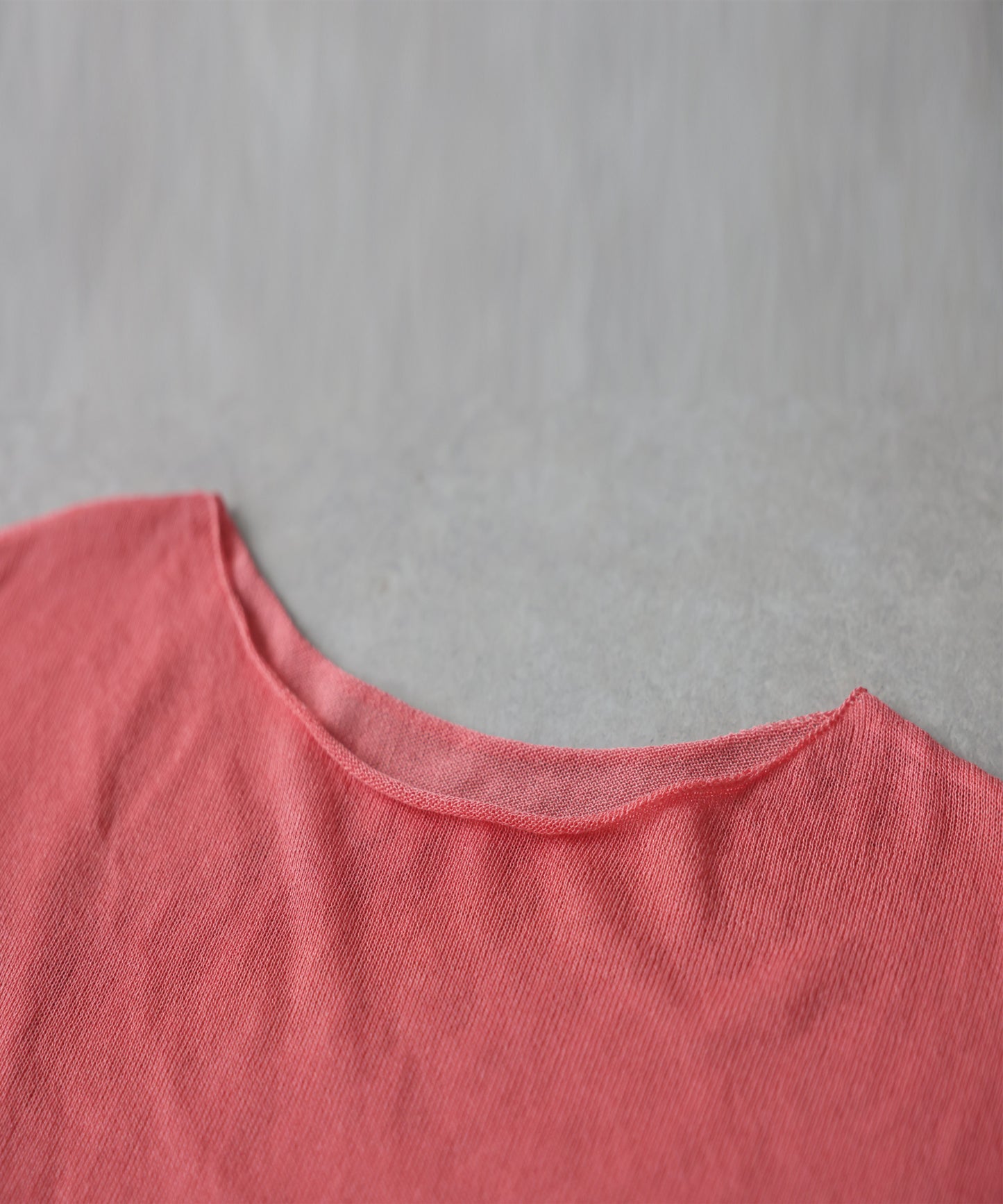 Crew Neck Sheer Long-Sleeve Tops Ladies
