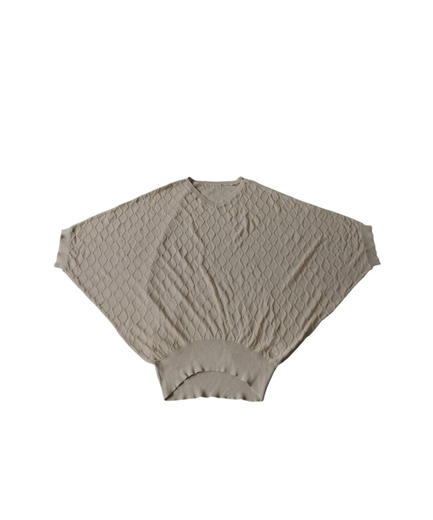 Aran Print Sheer Dolman Knit Ladies