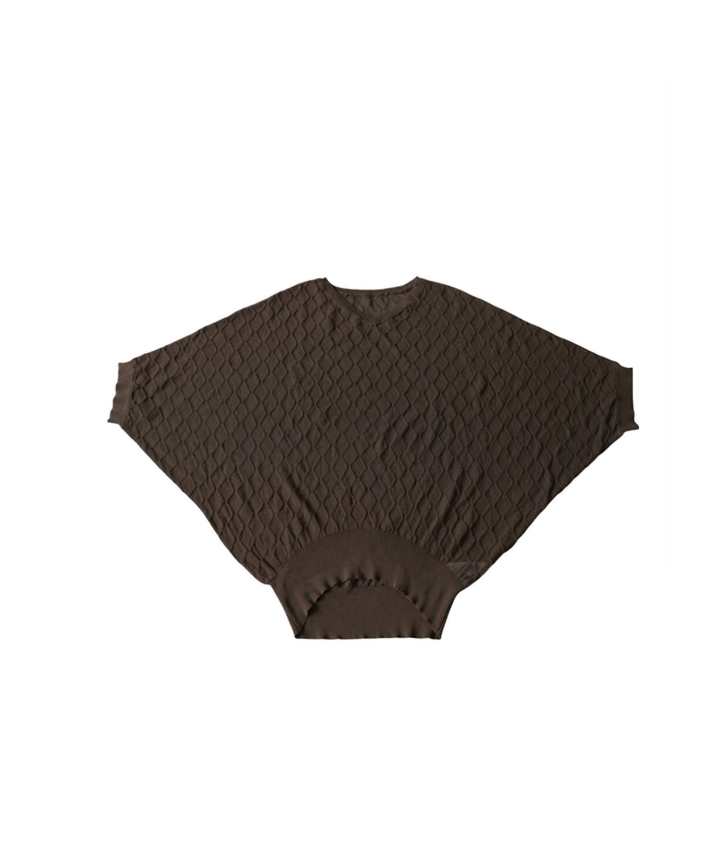 Aran Print Sheer Dolman Knit Ladies