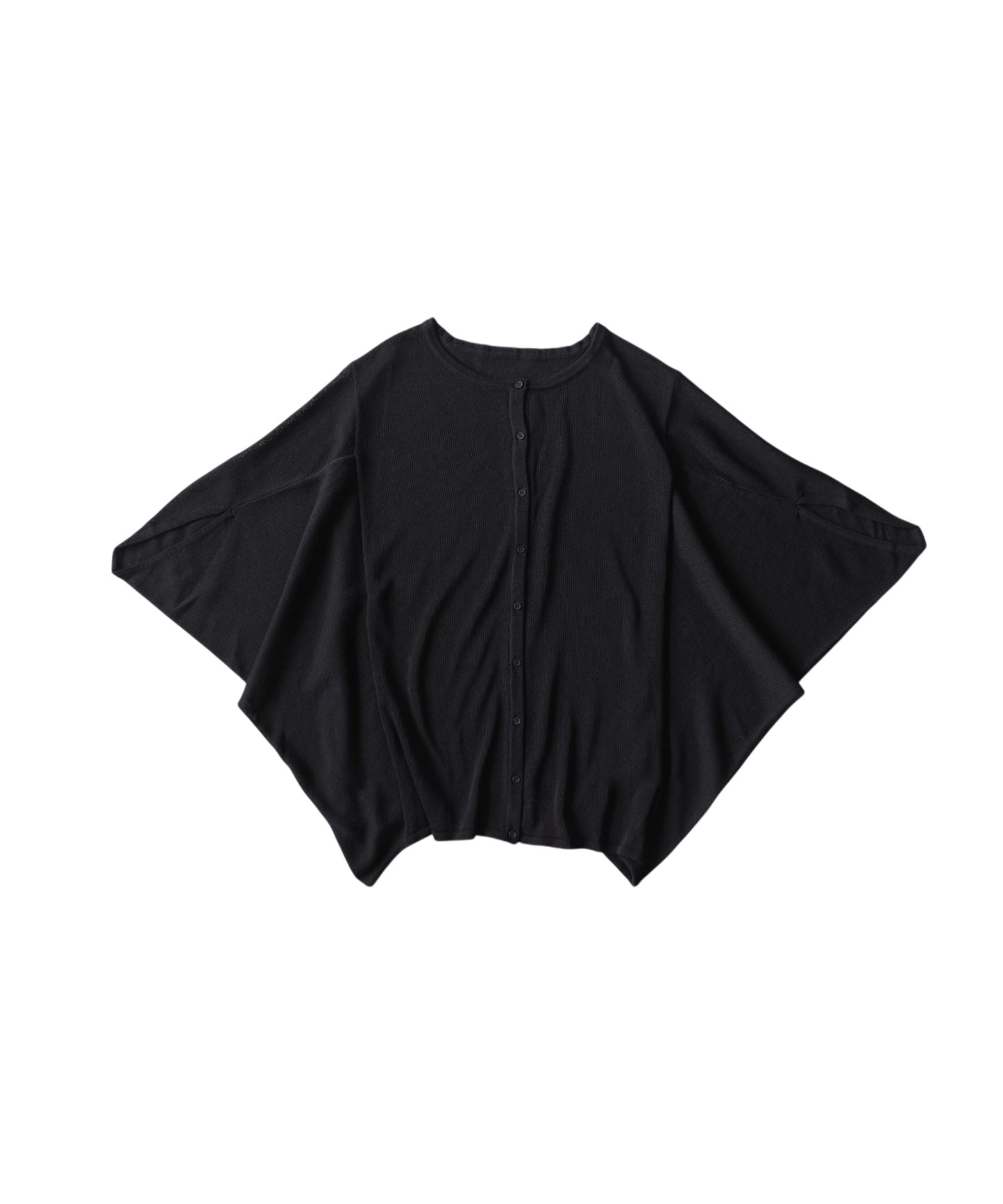 Asymmetrical Dolman Sheer Knit Cardigan Ladies