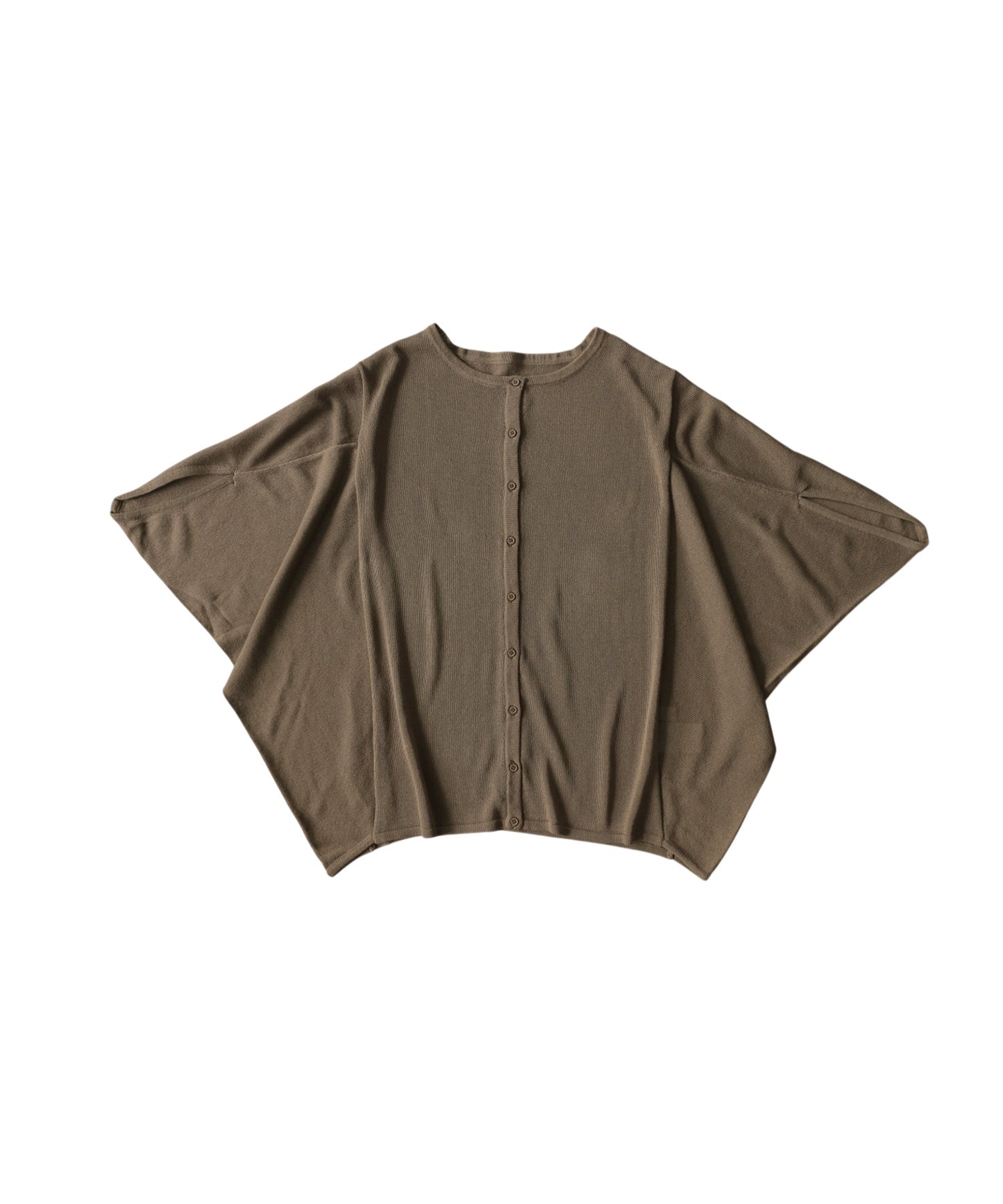 Asymmetrical Dolman Sheer Knit Cardigan Ladies