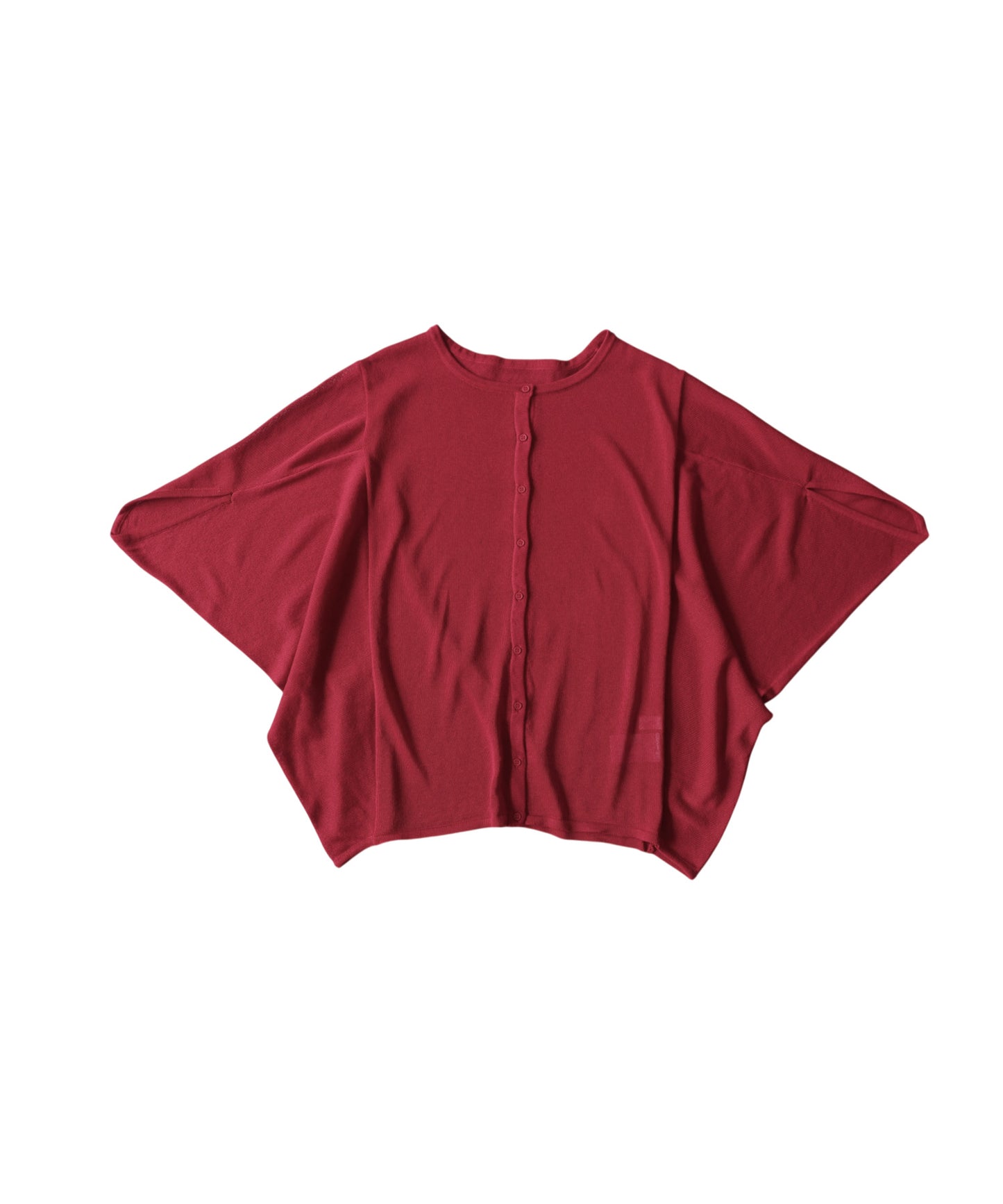 Asymmetrical Dolman Sheer Knit Cardigan Ladies