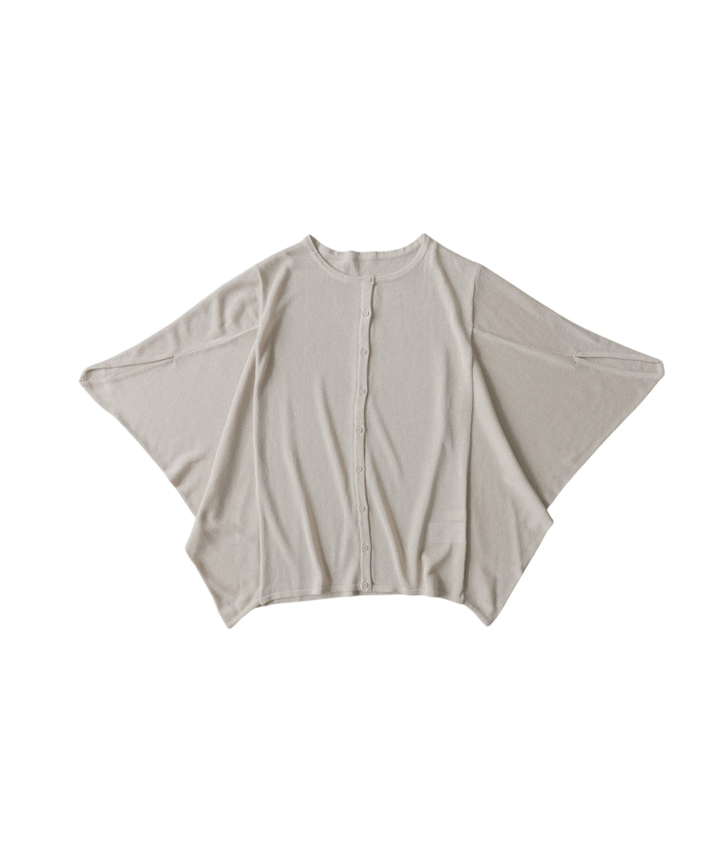 Asymmetrical Dolman Sheer Knit Cardigan Ladies
