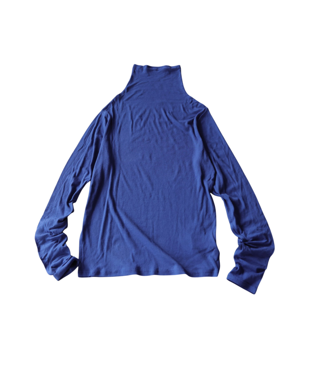 100% Cotton Sheer Turtleneck Cut And Sewn Ladies