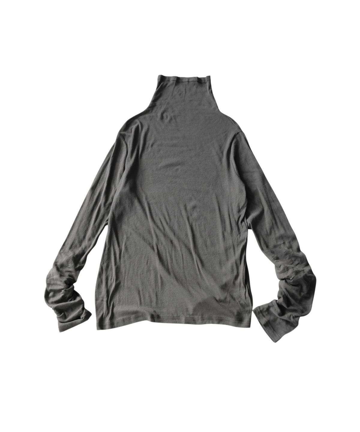 100% Cotton Sheer Turtleneck Cut And Sewn Ladies
