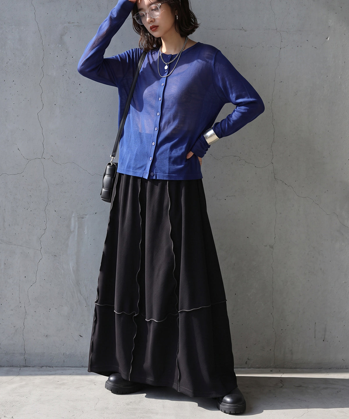 100% Cotton Sheer Cardigan Ladies