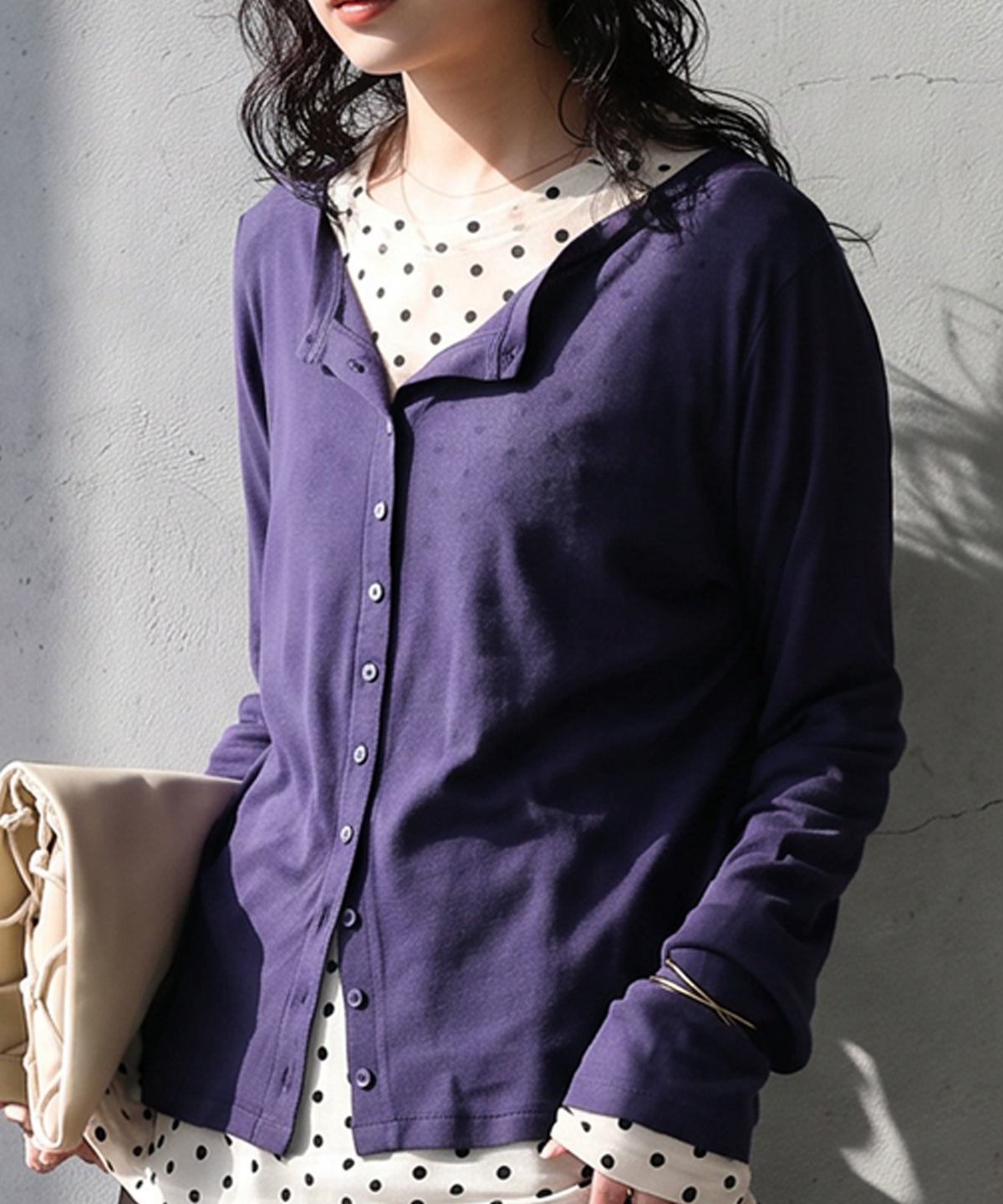 100% Cotton Sheer Cardigan Ladies