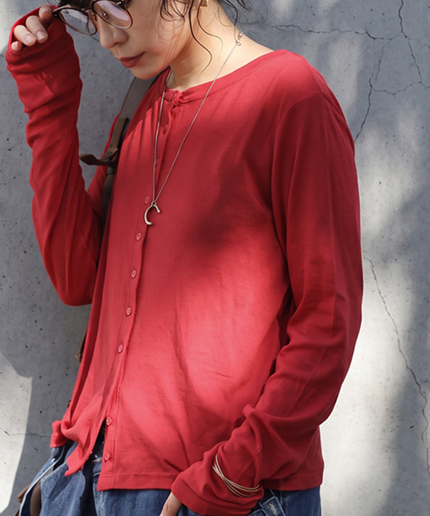 100% Cotton Sheer Cardigan Ladies