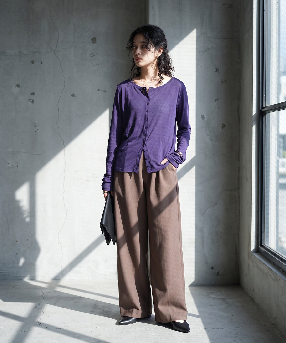 100% Cotton Sheer Cardigan Ladies