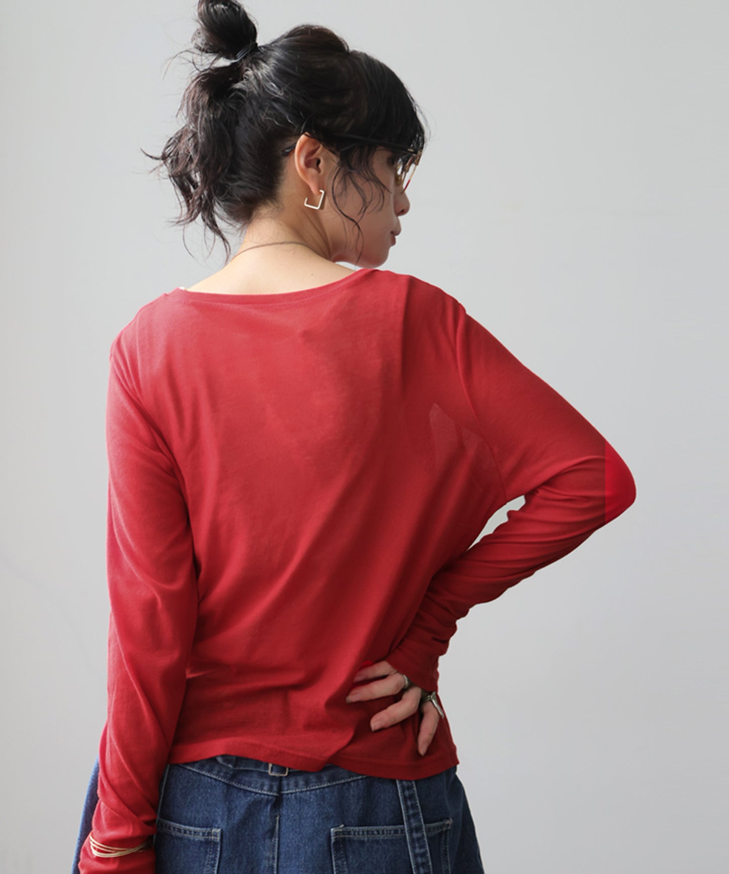 100% Cotton Sheer Cardigan Ladies