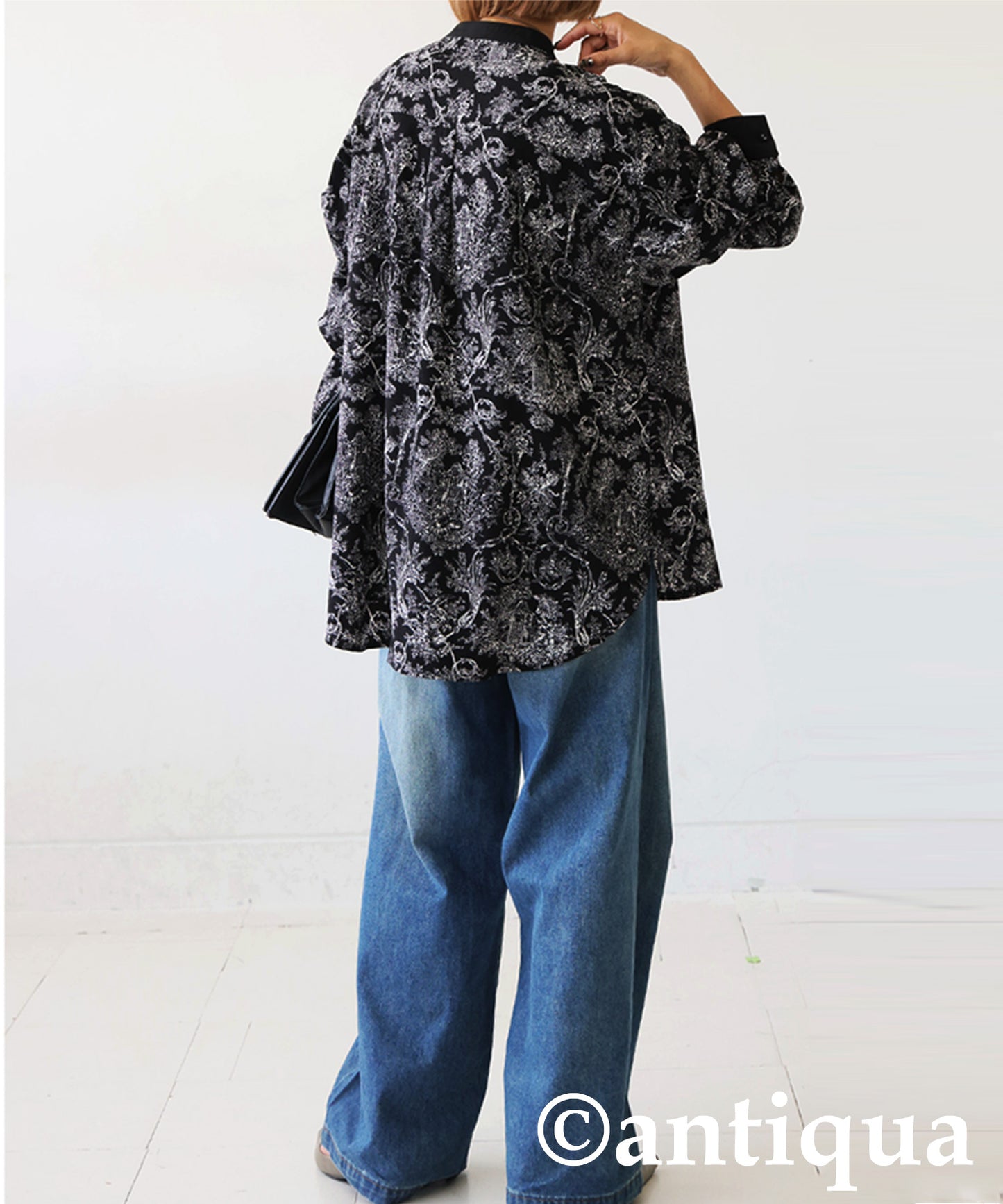 Toile De Jouy Pattern Shirt Ladies