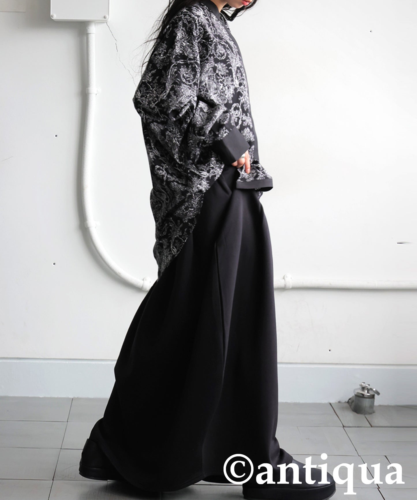 Toile De Jouy Pattern Shirt Ladies