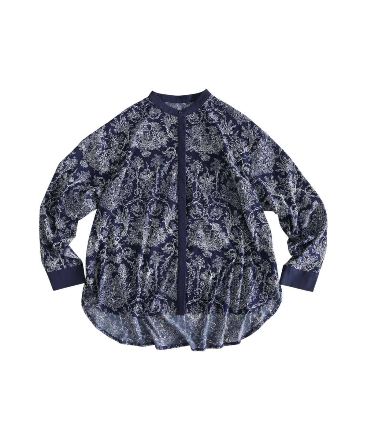 Toile De Jouy Pattern Shirt Ladies