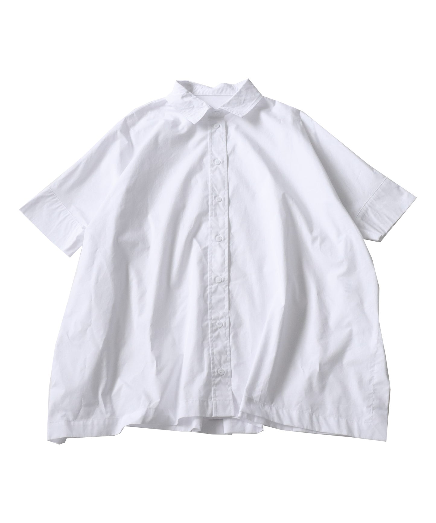 Ladies Shirt Short-Sleeve Cotton