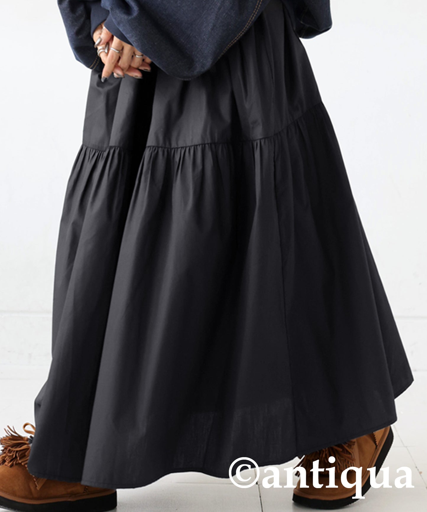 Tiered Gathered Dress Ladies