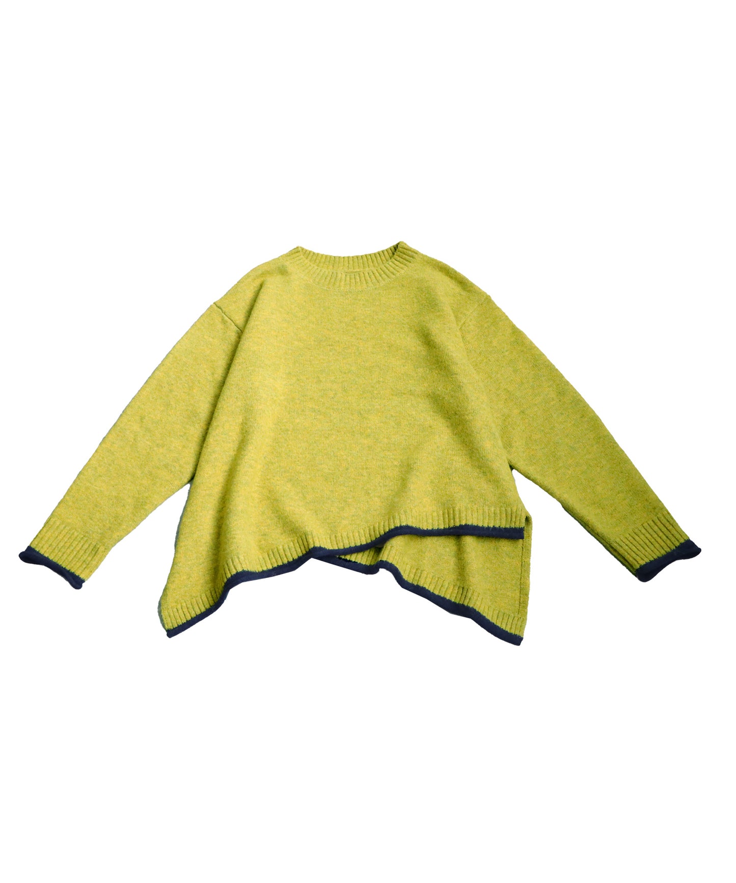 Color Scheme Asymmetry Knit Ladies