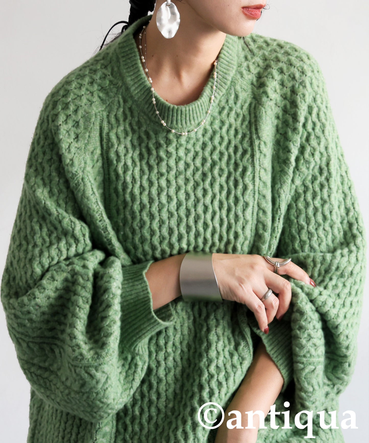Cable Knit Sweater Ladies