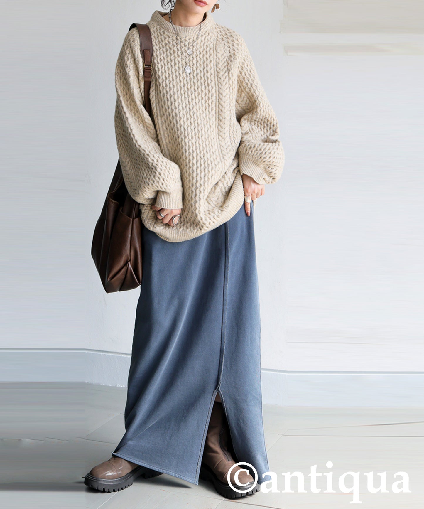 Cable Knit Sweater Ladies