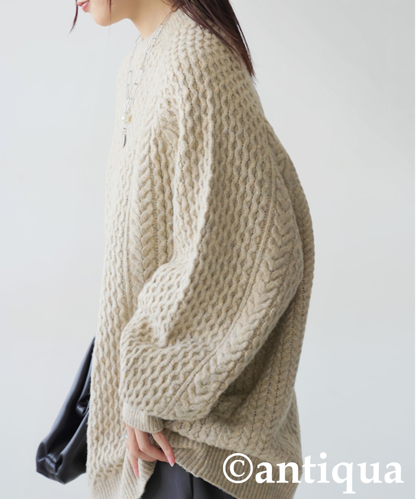 Cable Knit Sweater Ladies
