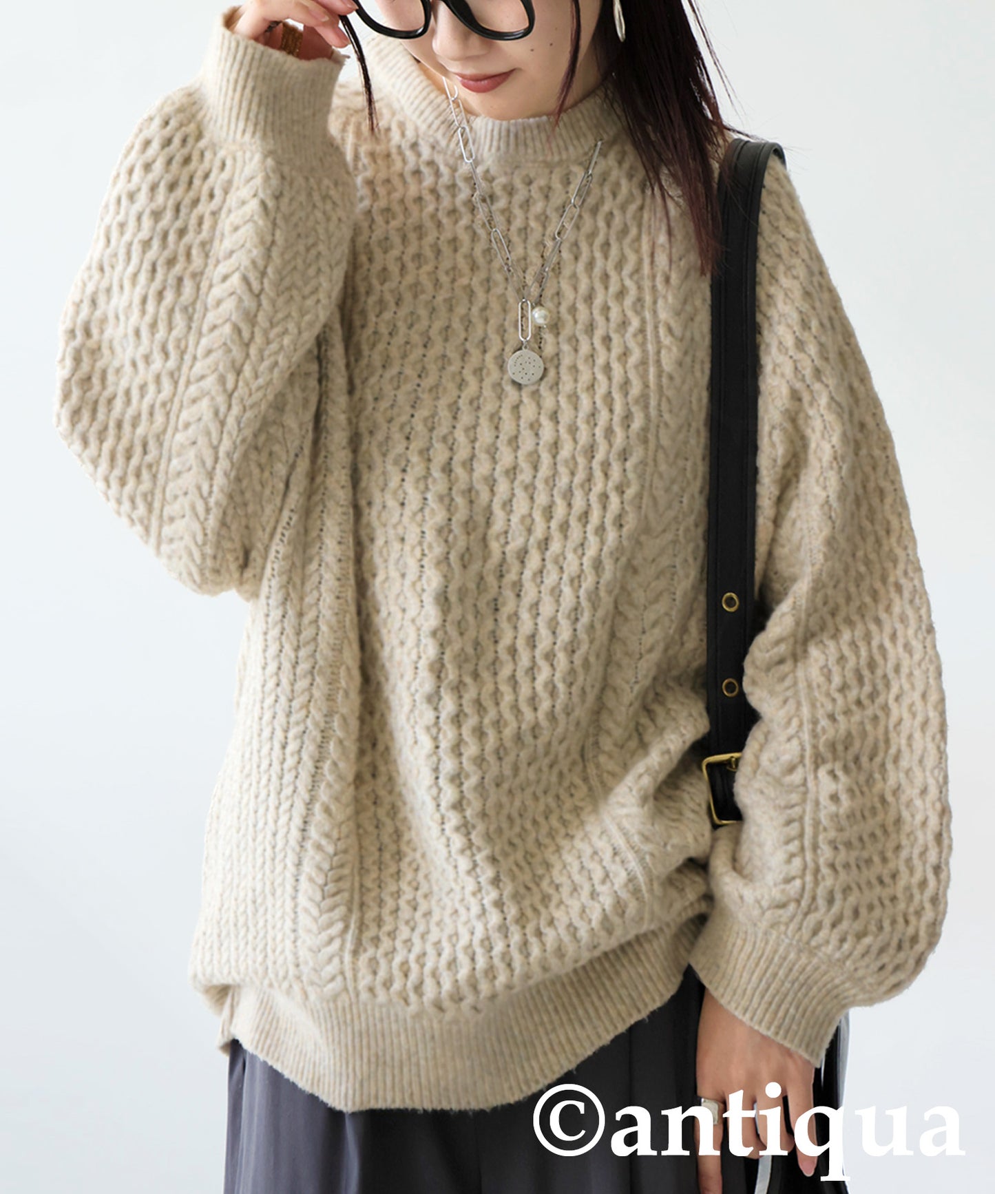 Cable Knit Sweater Ladies