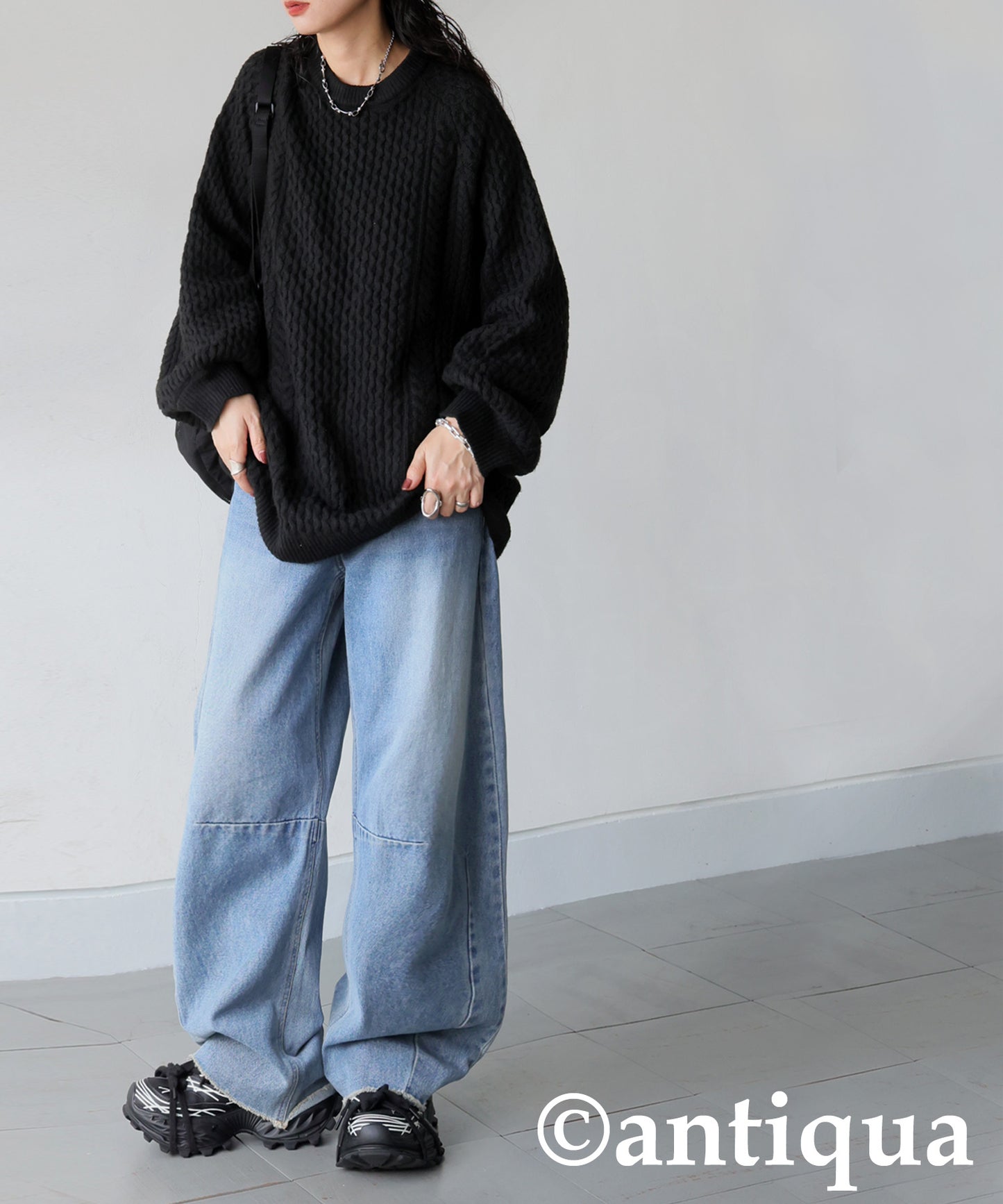 Cable Knit Sweater Ladies