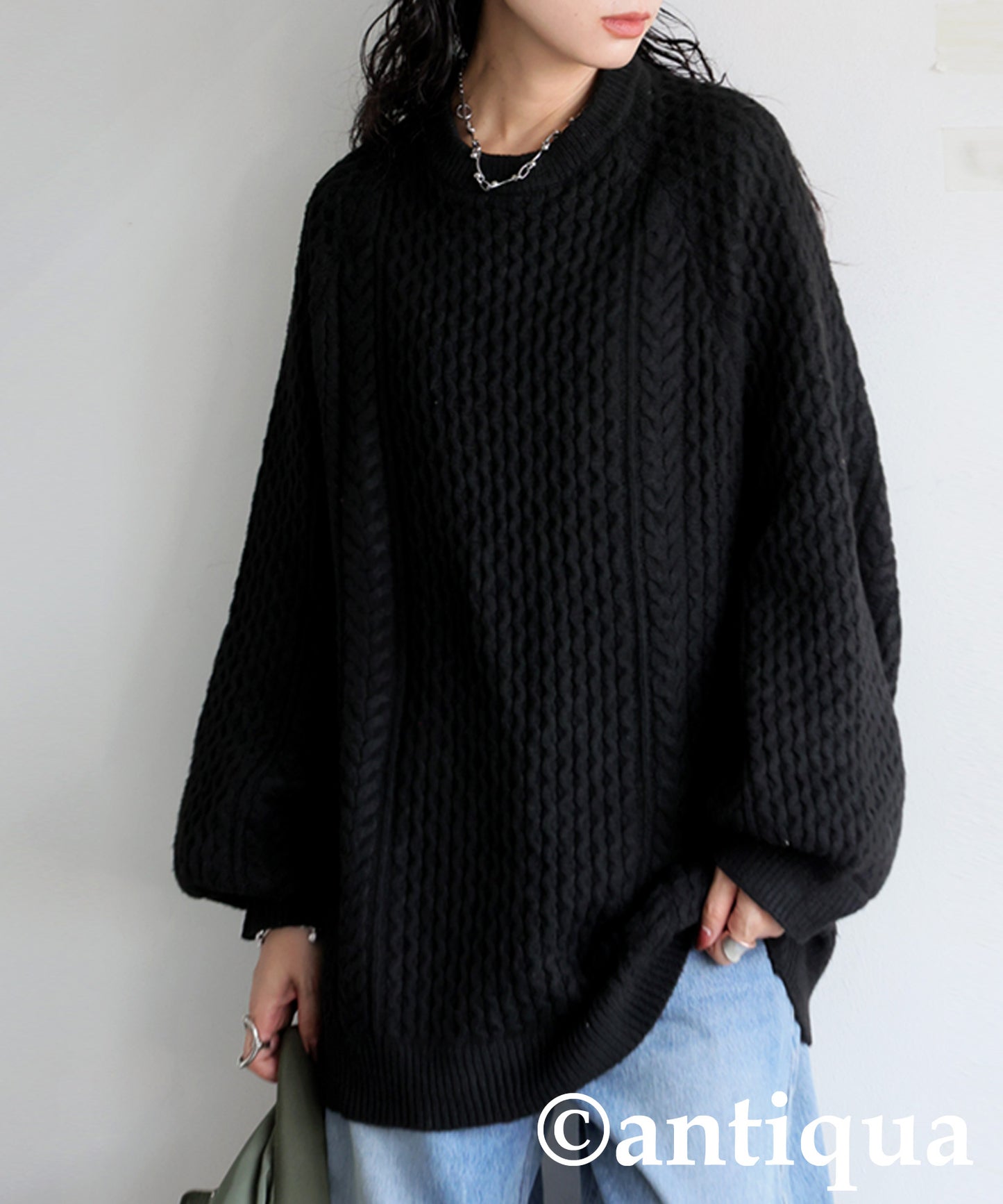 Cable Knit Sweater Ladies