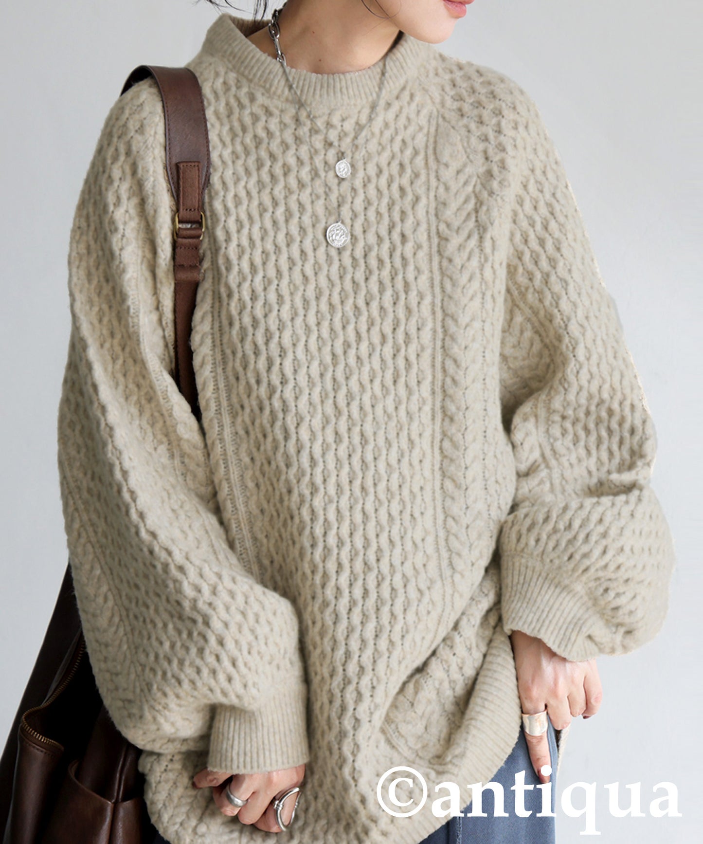 Cable Knit Sweater Ladies
