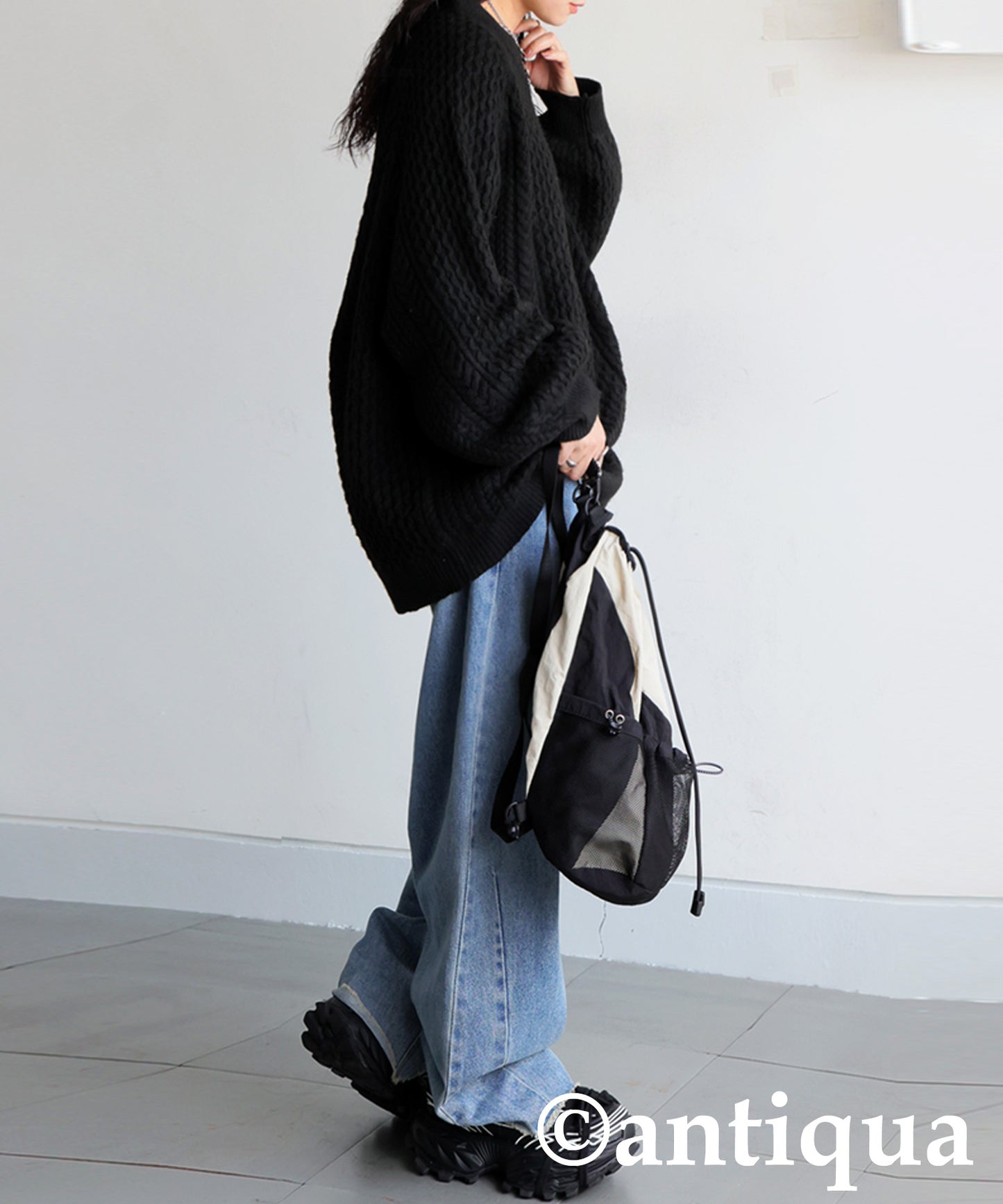 Cable Knit Sweater Ladies