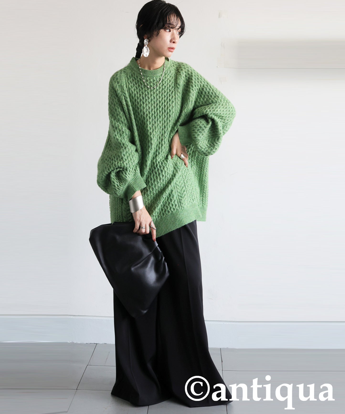 Cable Knit Sweater Ladies
