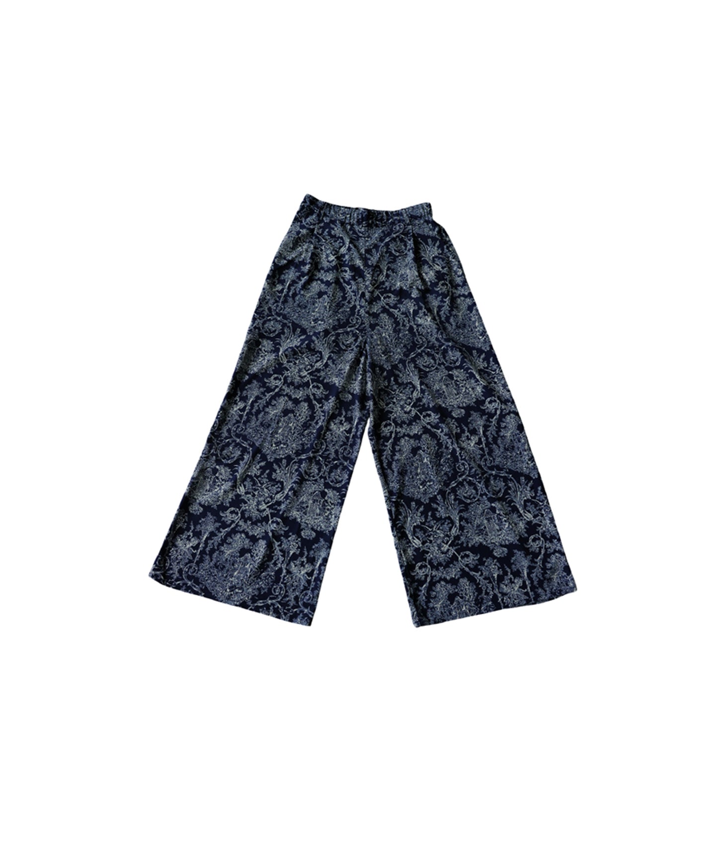 Ladies Toile De Jouy Wide-Leg Pants