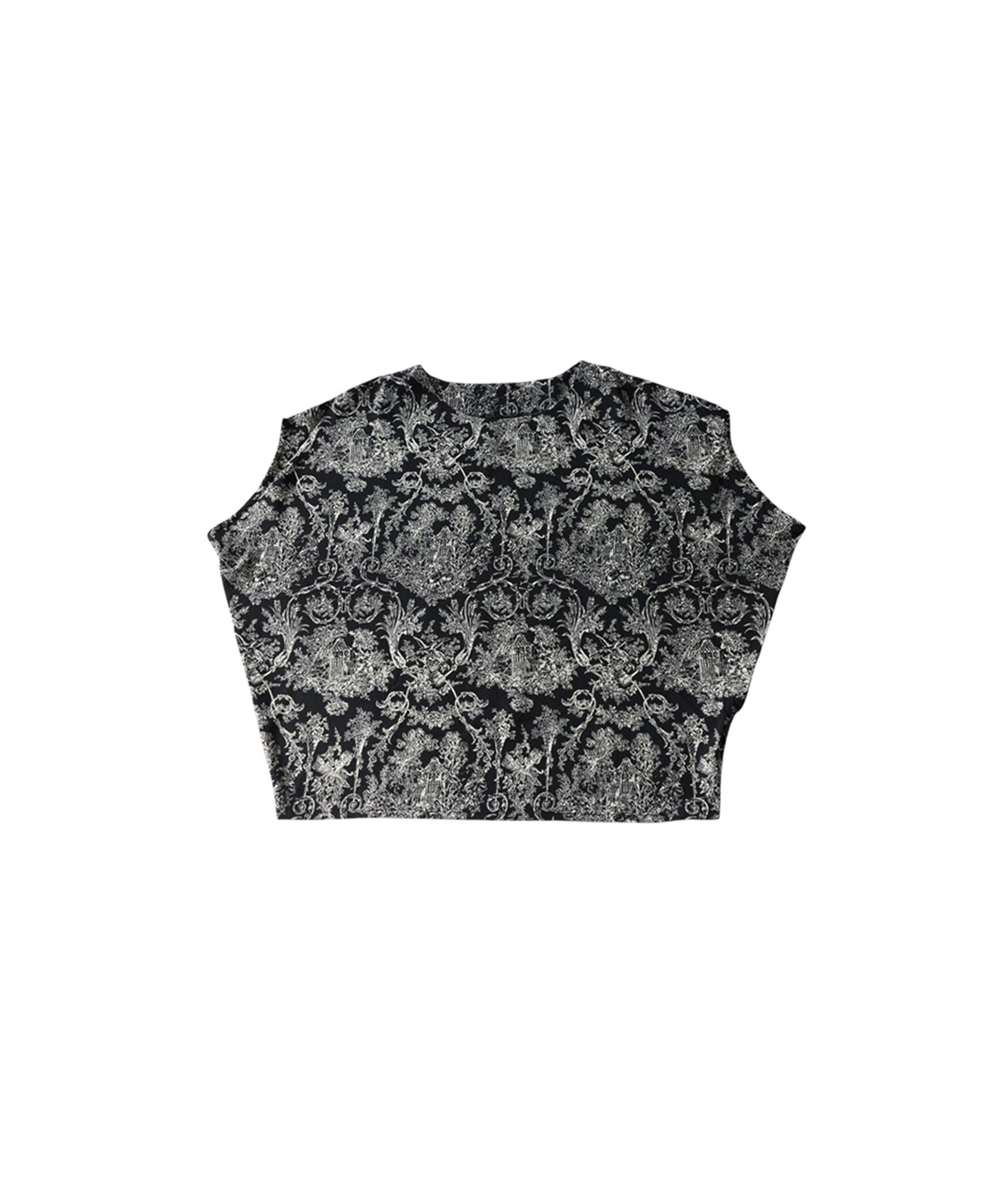 Toile De Jouy Print Blouse Ladies