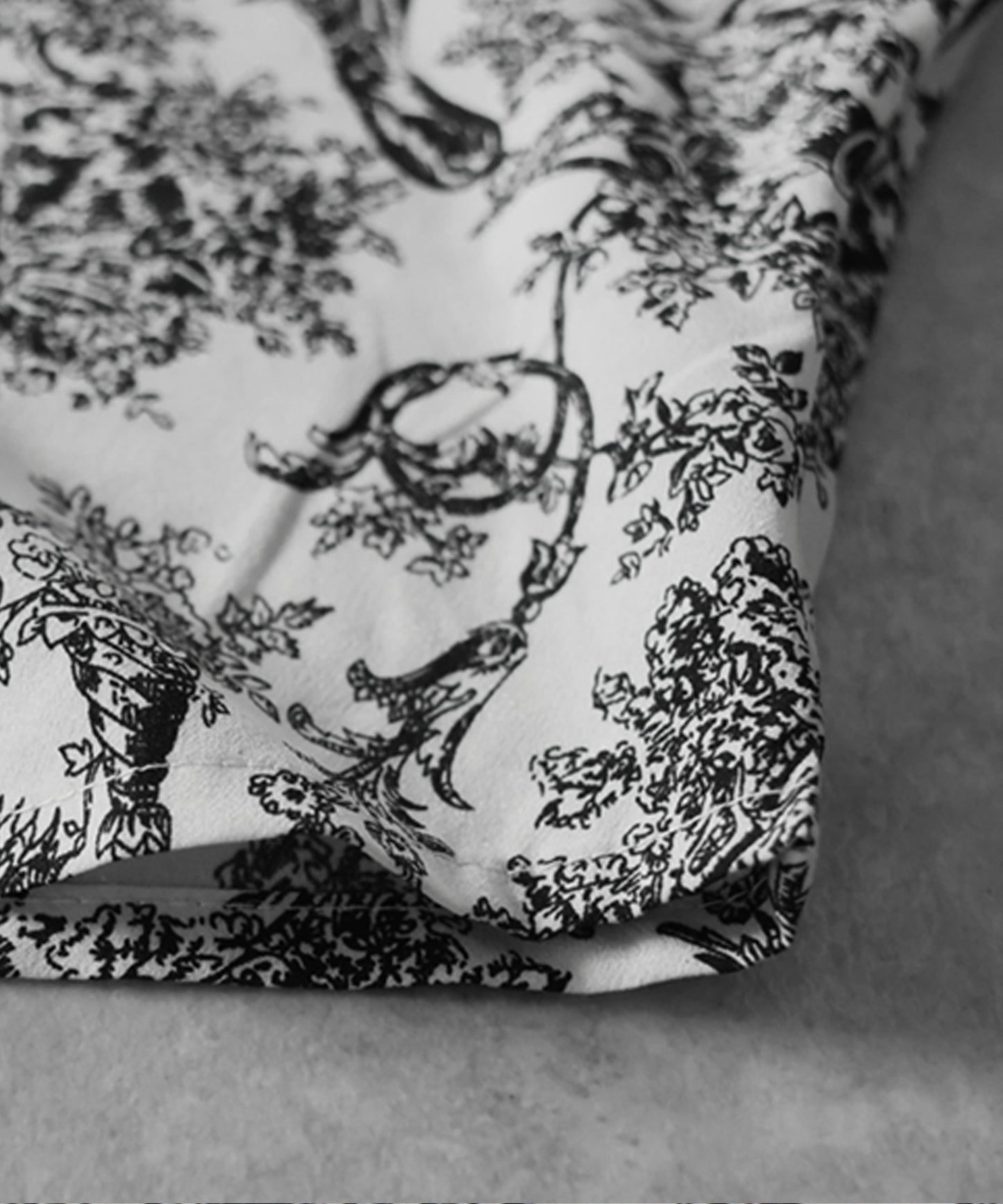 Toile De Jouy Print Blouse Ladies