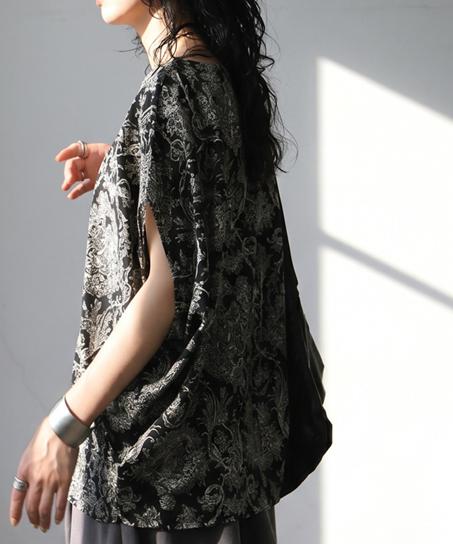 Toile De Jouy Print Blouse Ladies