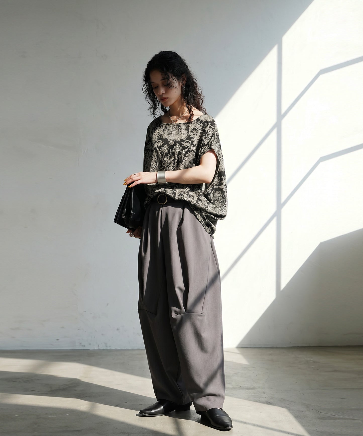 Toile De Jouy Print Blouse Ladies