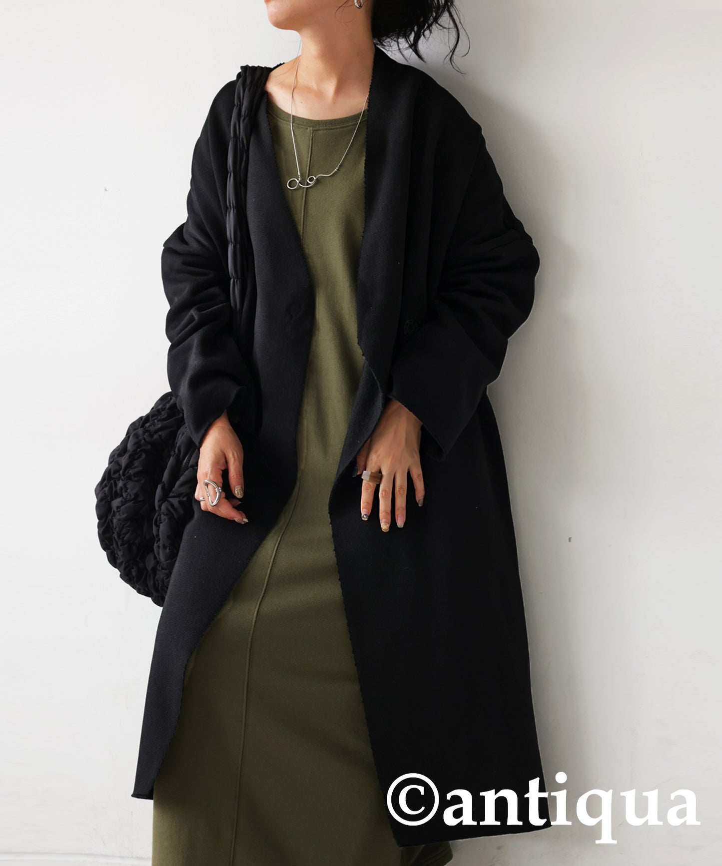 Shawl collar Boa Coat Ladies