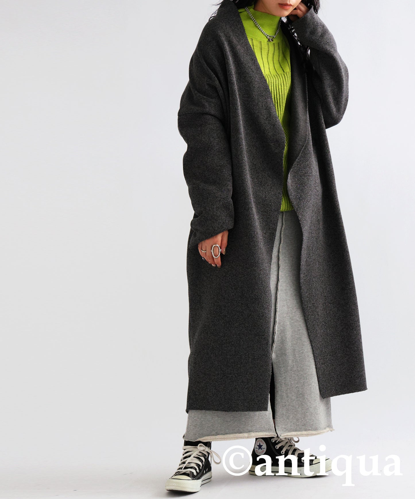 Shawl collar Boa Coat Ladies