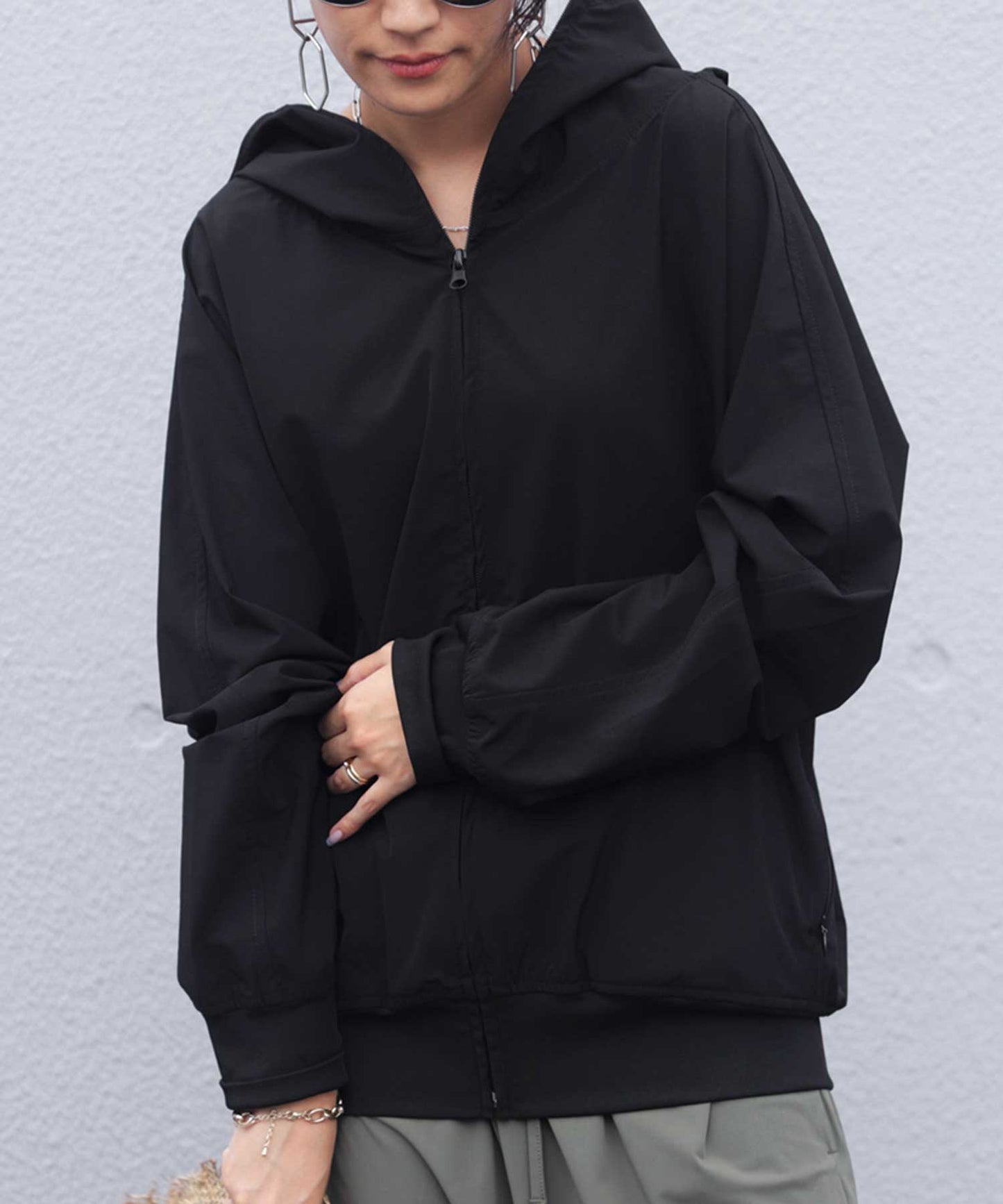 Ladies Rashguard Hoodie Long-Sleeve HAORI