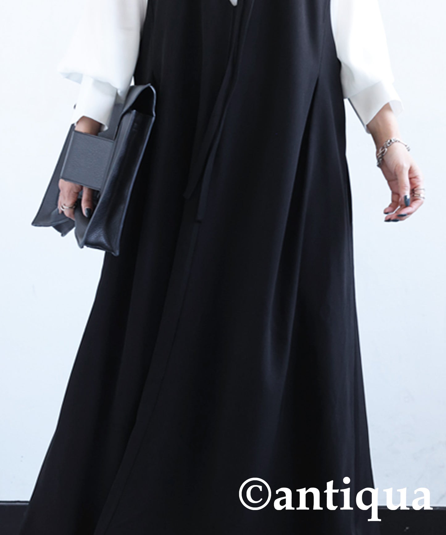 Back belt Ladies Casual Long dress salopette